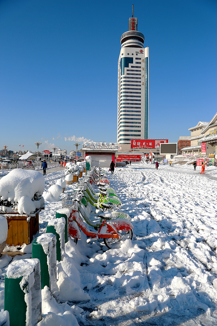 多年未遇的大雪，带来美丽的同时也“停滞”了这座城市