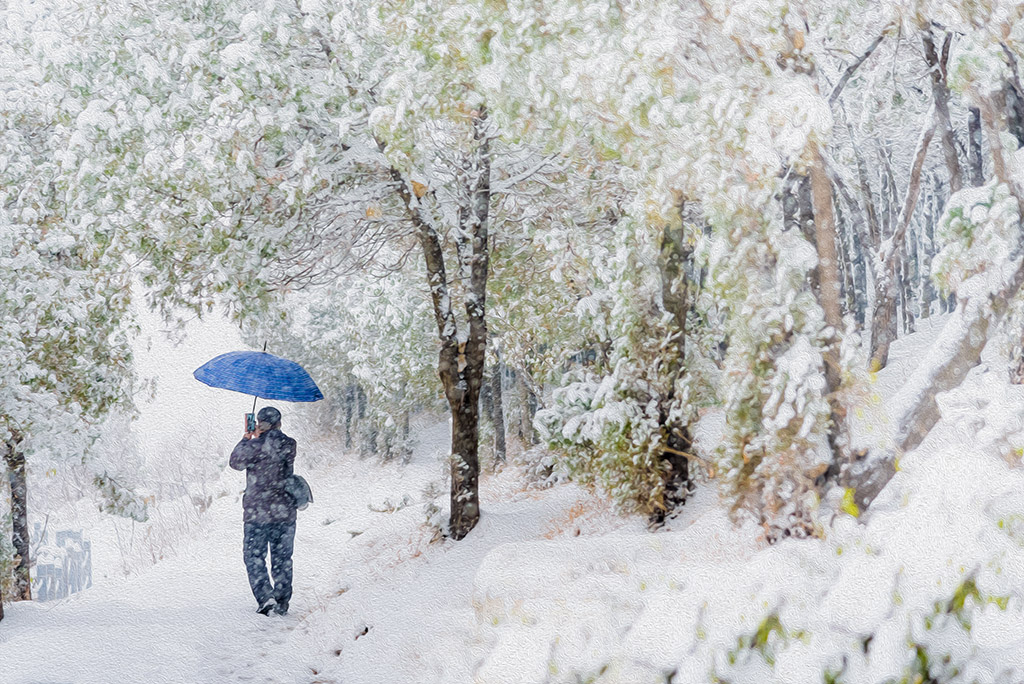 雪落梁山