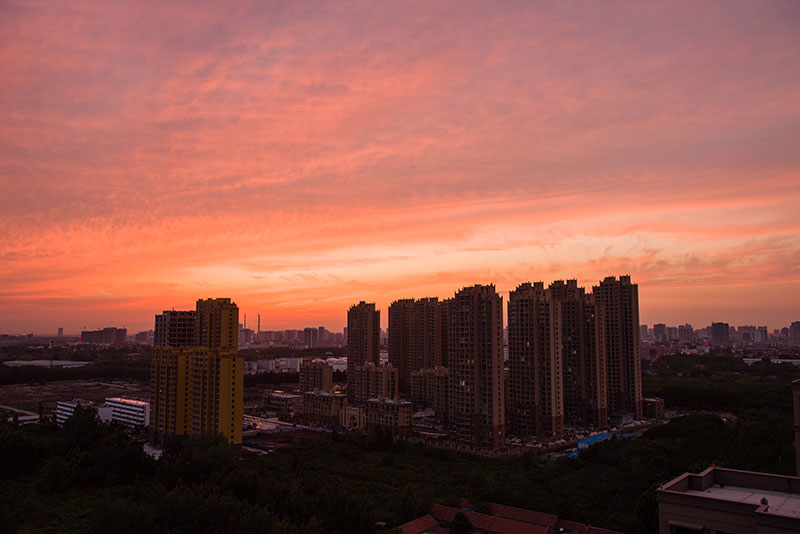 夕阳如血