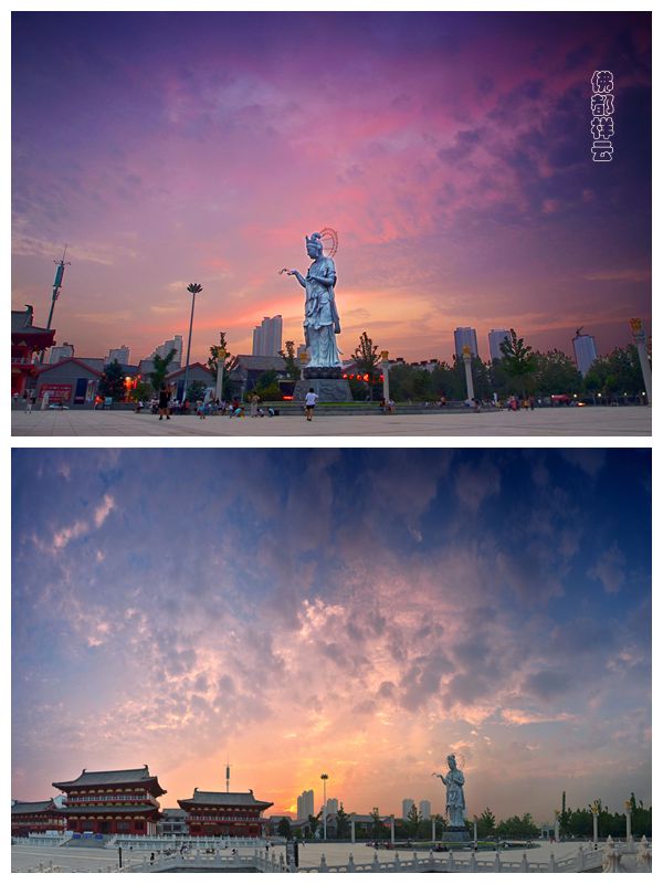 菩萨广场火烧云.jpg