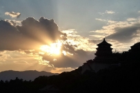 佛香阁霞光