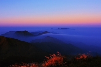 《秋醉武功山》