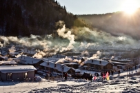 雪乡炊烟