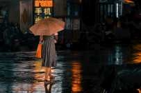 雨后街头