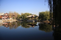 汶上宝相寺景区难得的好天气